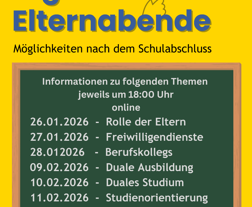 Digitale Elternabende – Informationen für Eltern und Interessierte