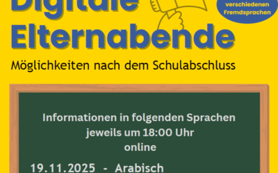 Digitaler Elternabend für Eltern mit fremdsprachlichem Hintergrund